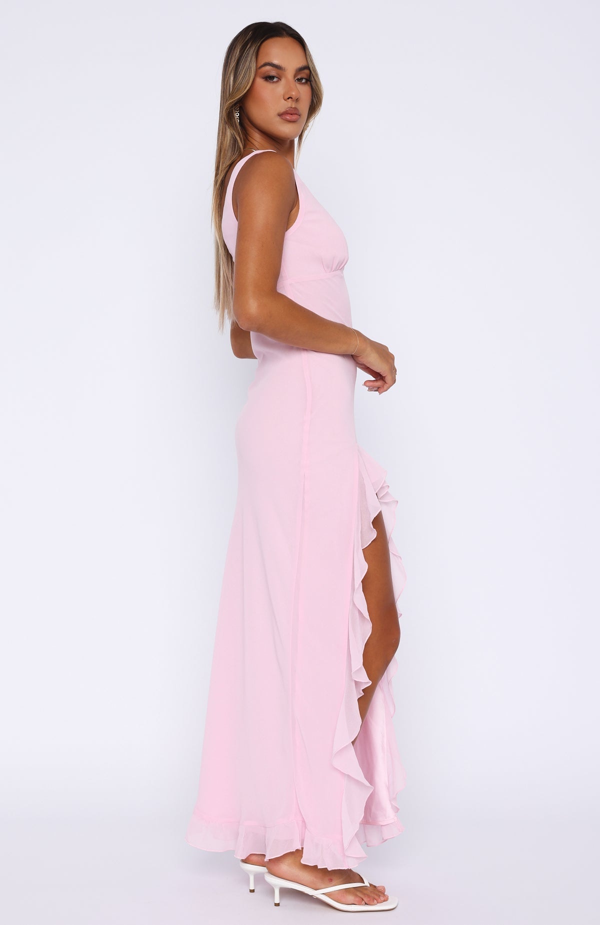 Bella Ruffle Maxi Dress