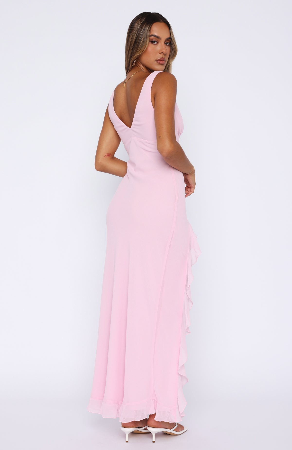 Bella Ruffle Maxi Dress