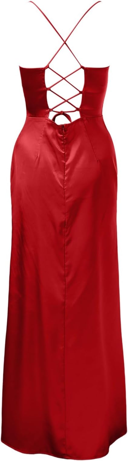 Red Aura Maxi Dress