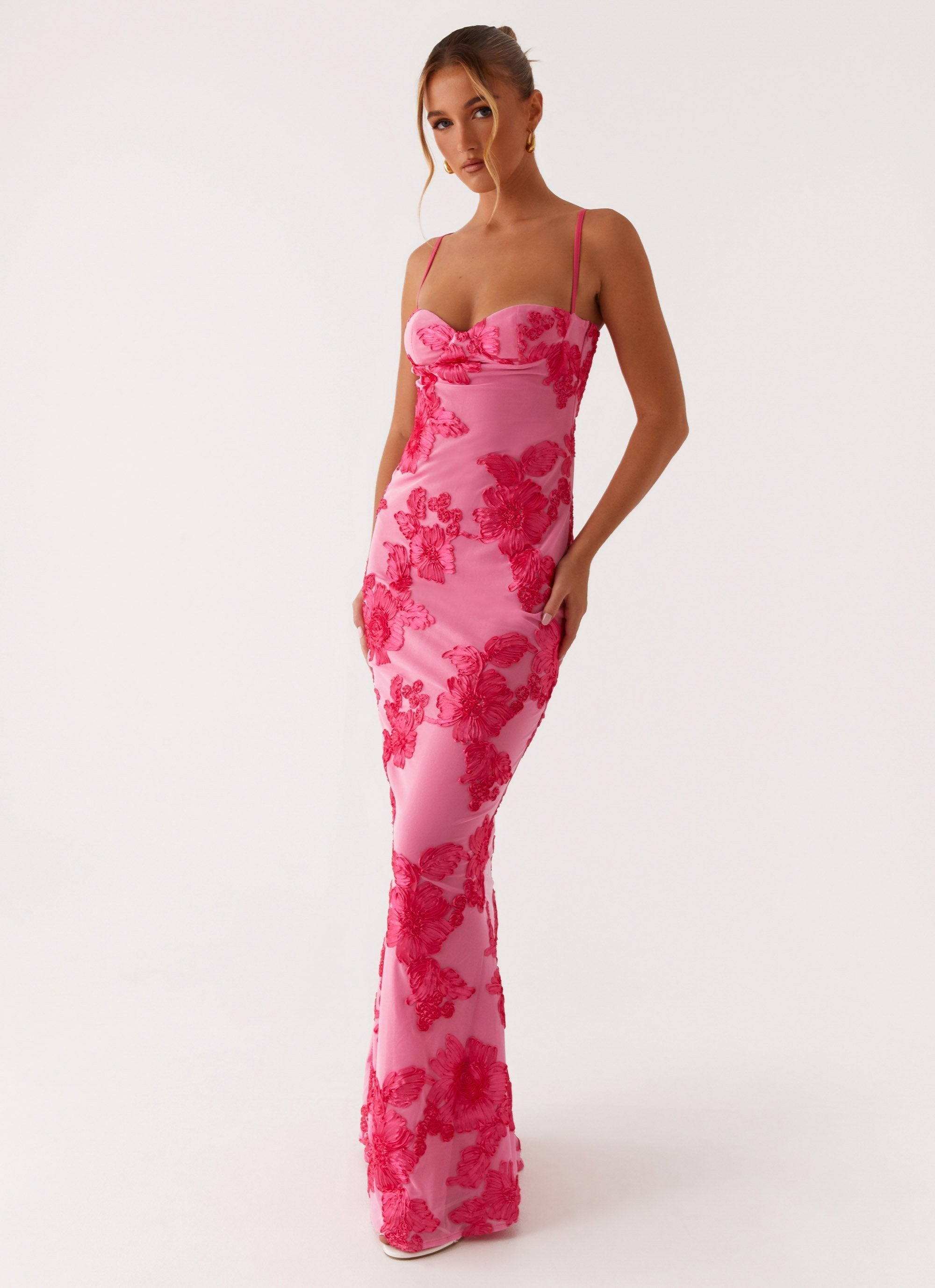 Chloe Pink Maxi Dress