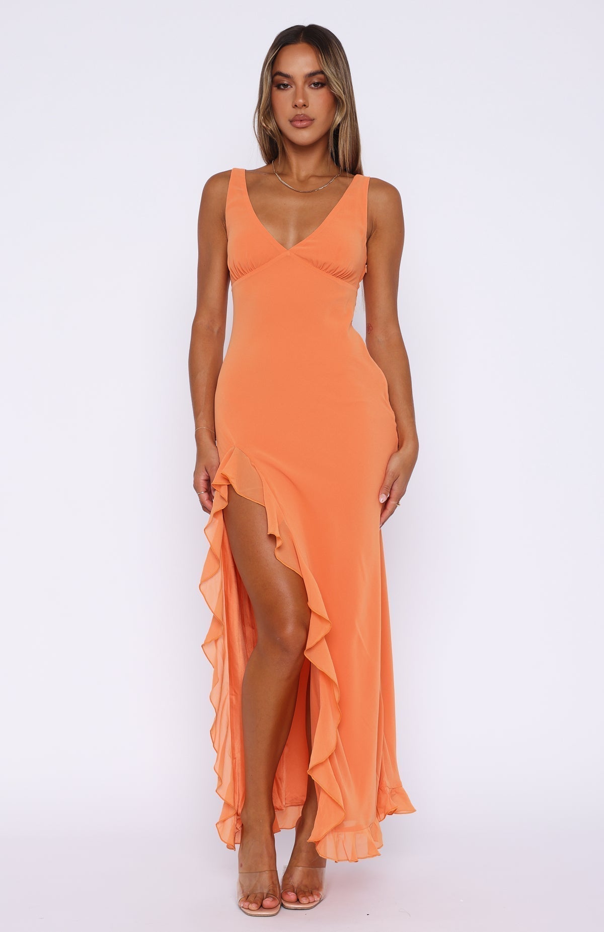 Bella Ruffle Maxi Dress