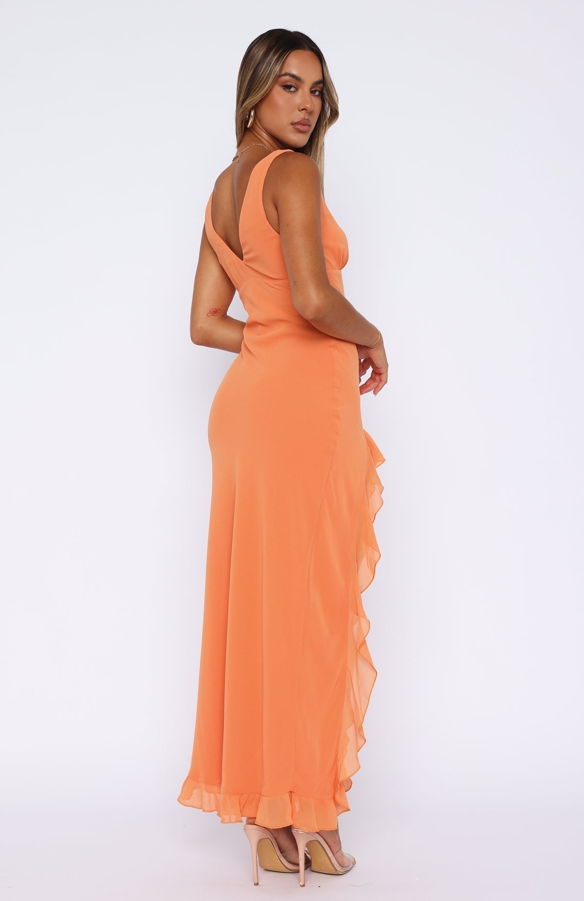 Bella Ruffle Maxi Dress