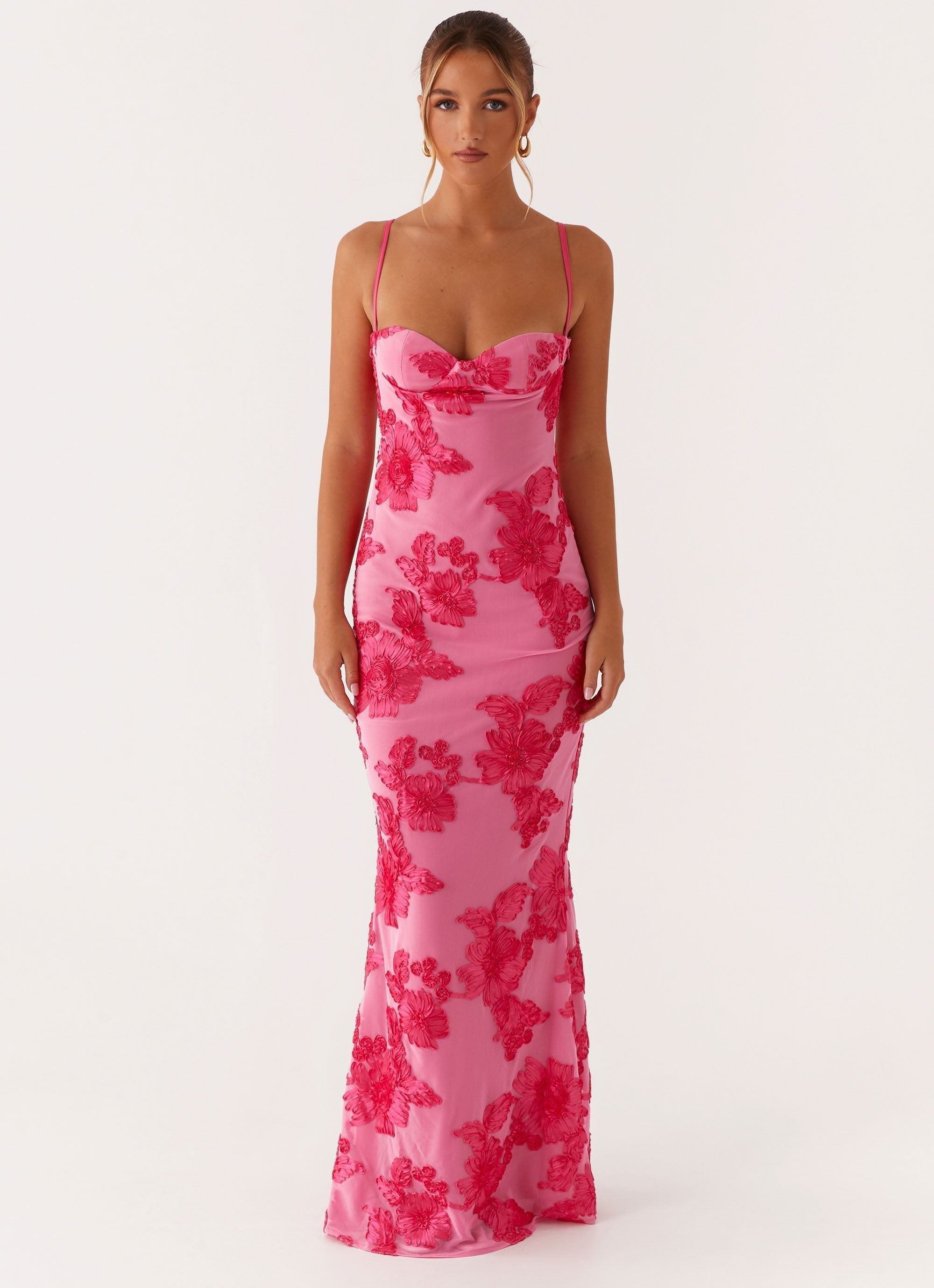 Chloe Pink Maxi Dress
