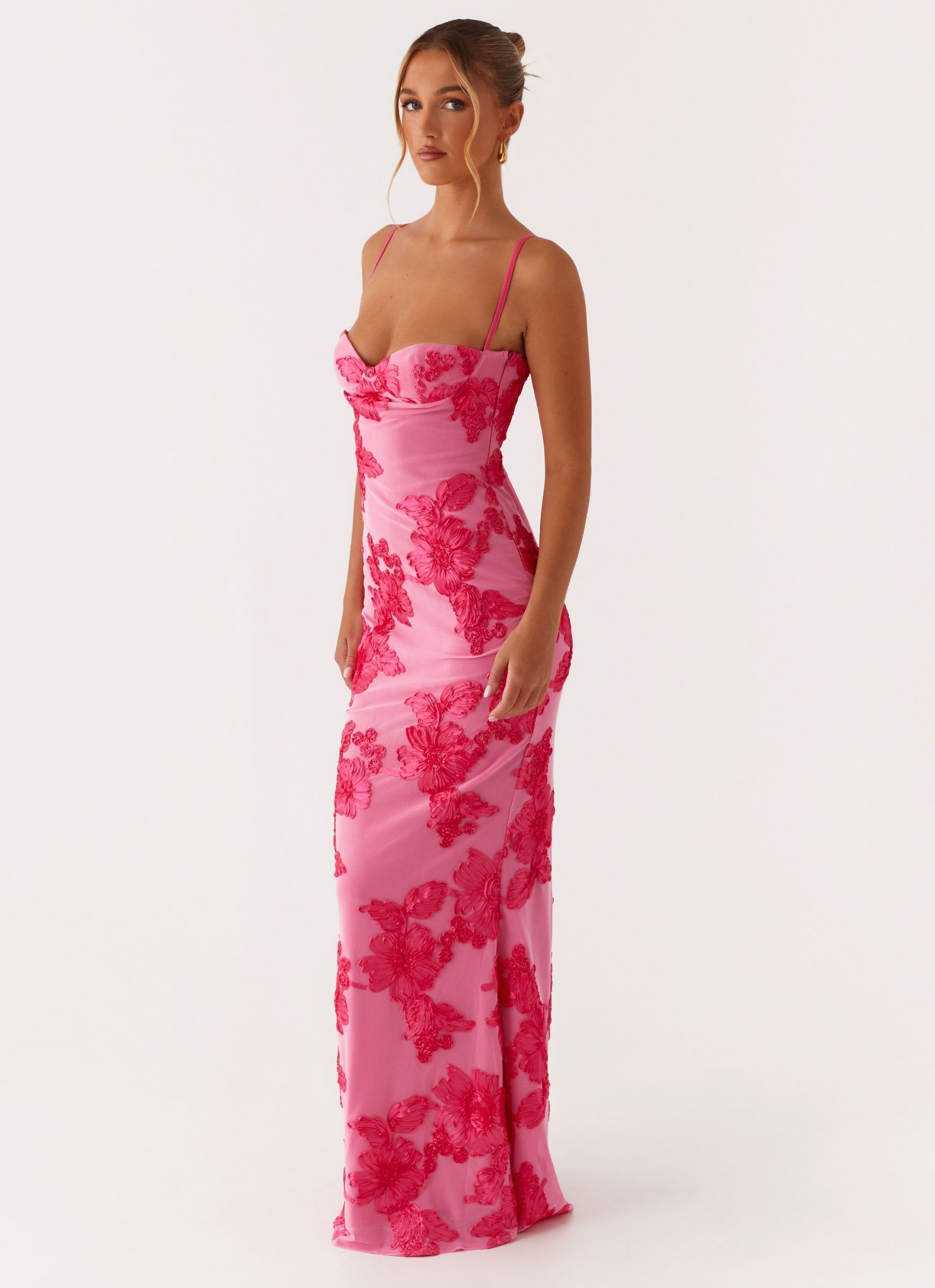 Chloe Pink Maxi Dress