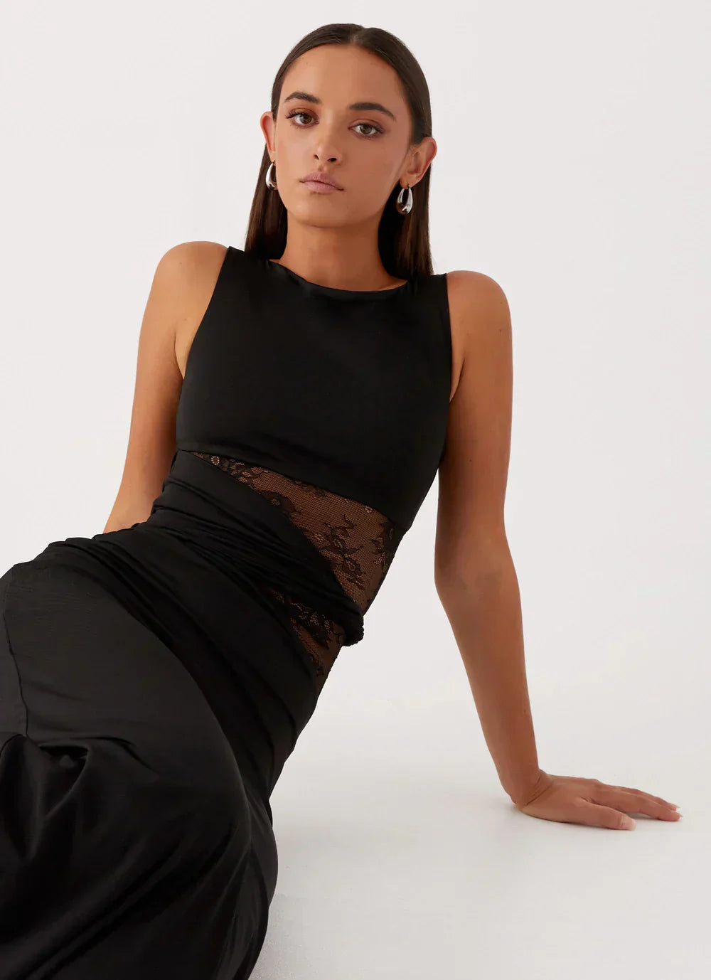 Liana Mesh Maxi Dress