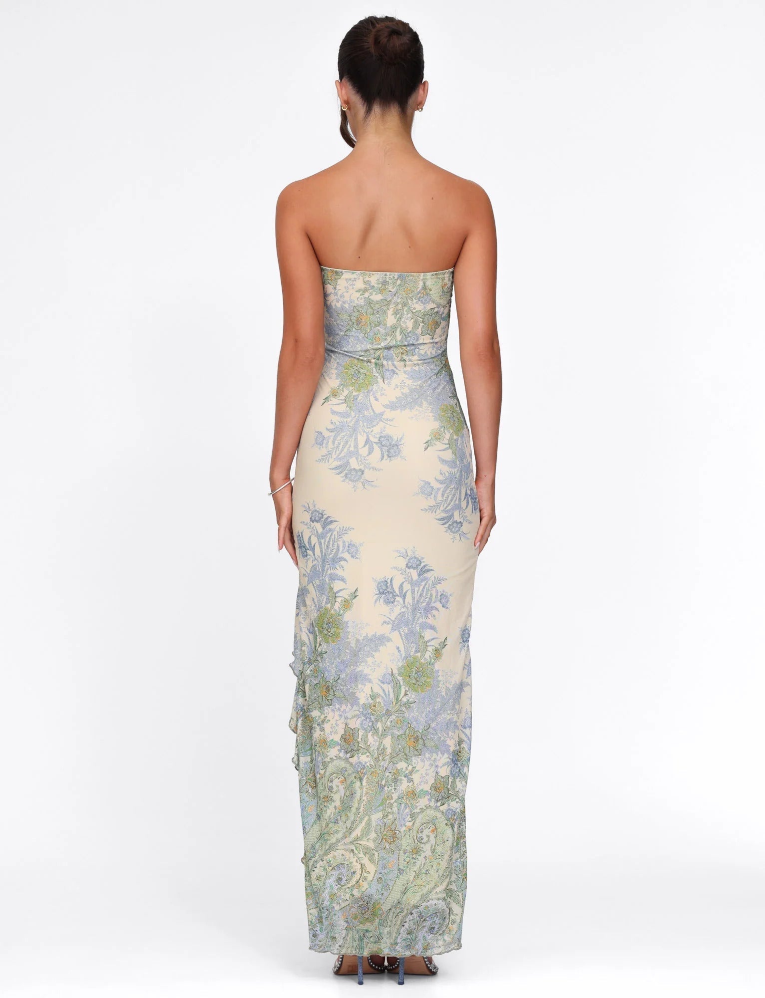 Olivie Strapless Maxi Dress