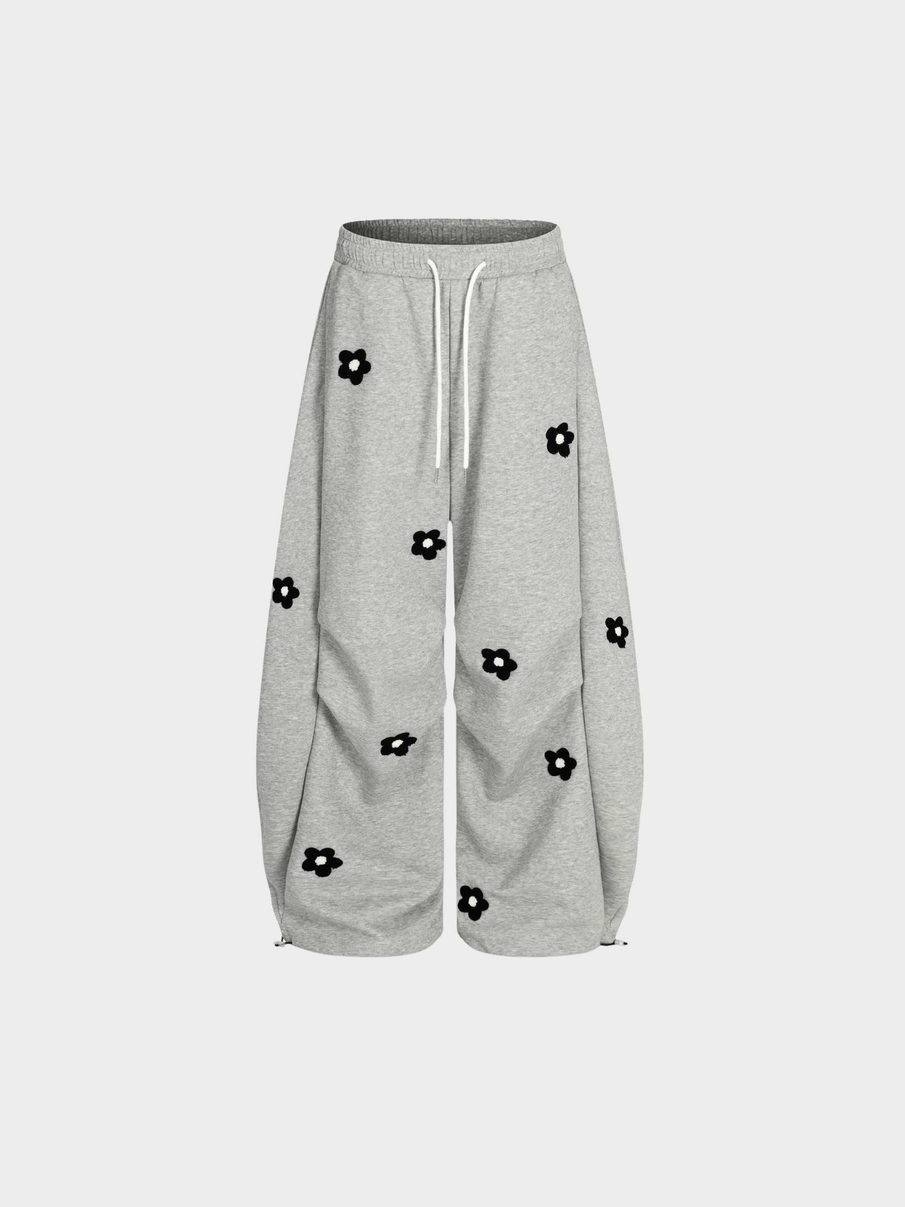 Embroidered Bloom Sweatpants