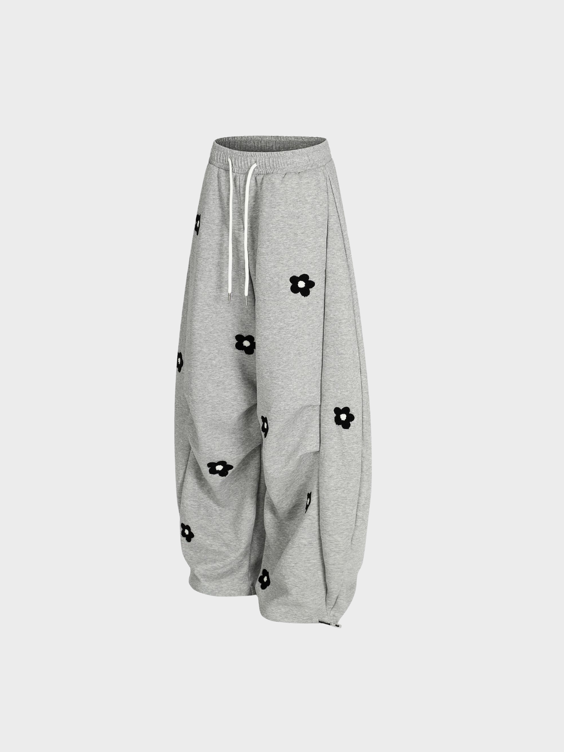Embroidered Bloom Sweatpants