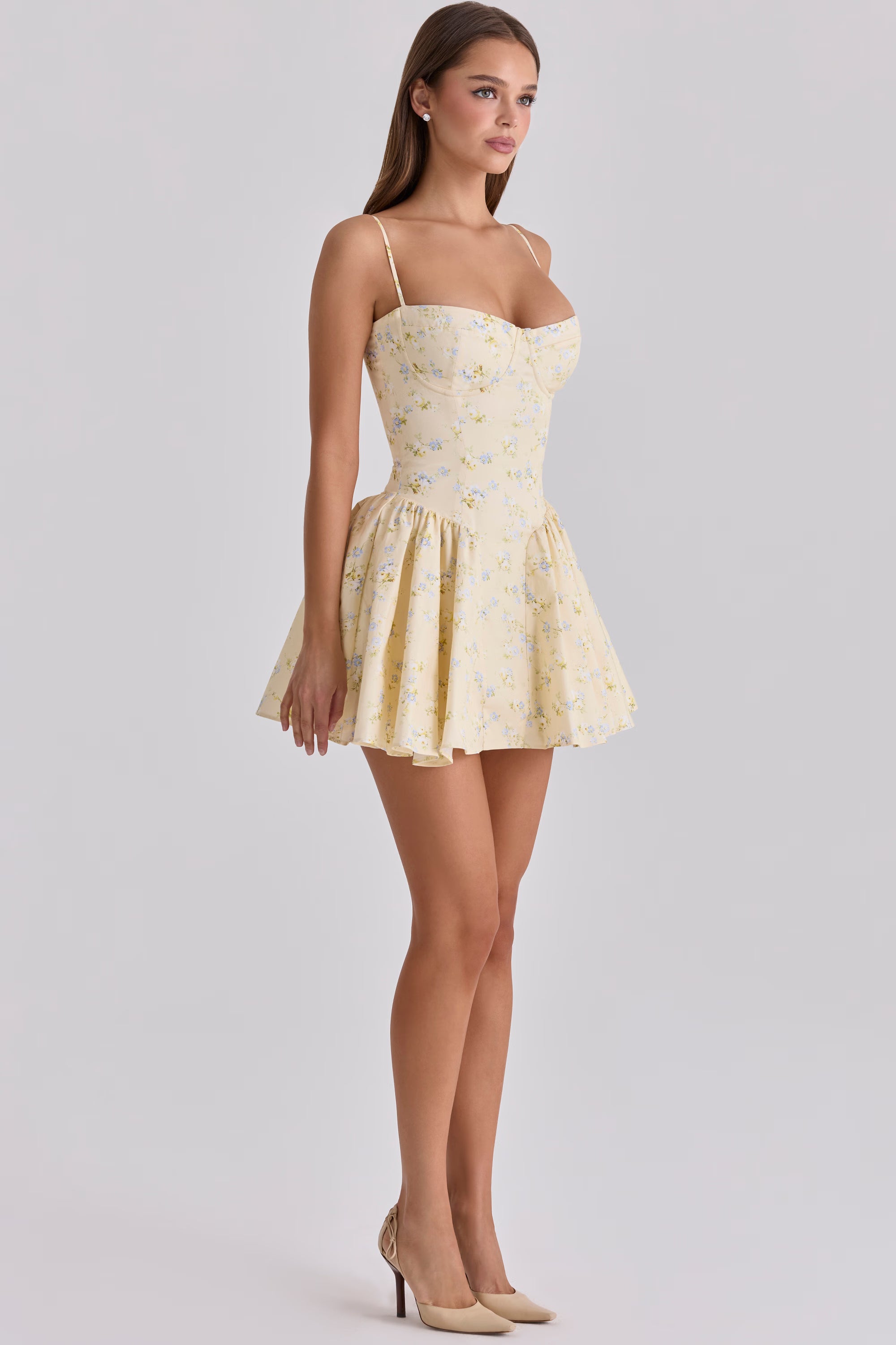 Lemon Corset Mini Dress